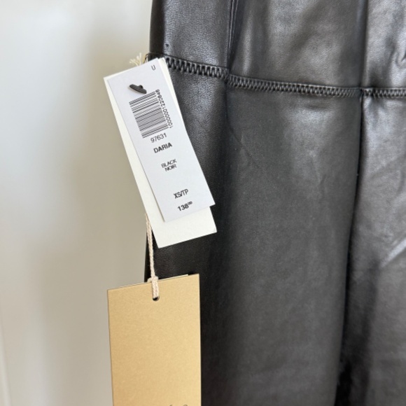 Aritzia Wilfred Free Daria Faux Leather Leggings - BNWT - Picture 4 of 13
